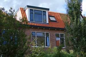 Dakopbouw op plat dak in Haarlem - Zijlweg West